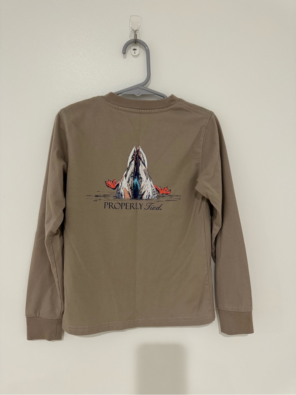 Properly Tied long sleeve duck shirt